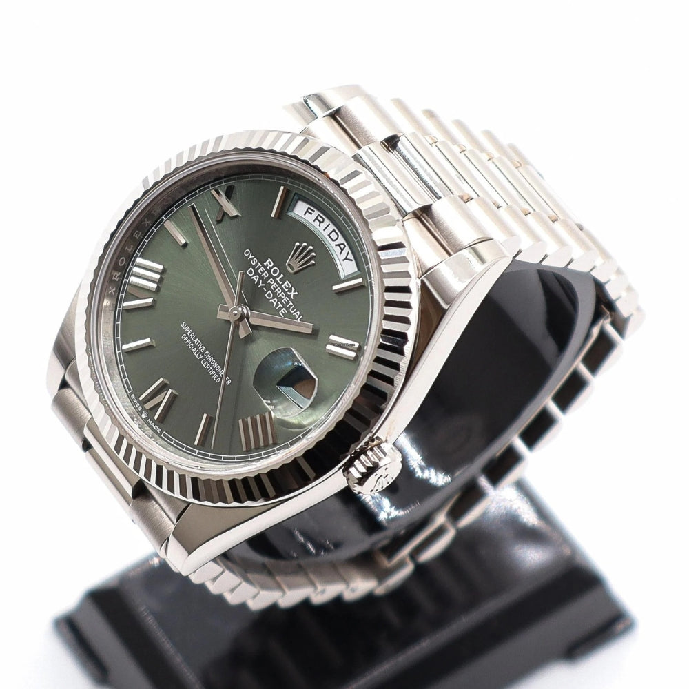 Rolex Day-Date 228239-0033 “Green Dial”